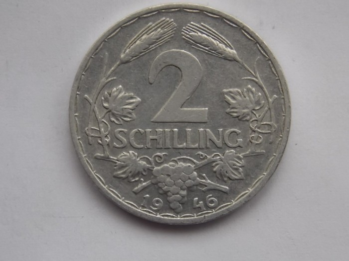 2 SCHILLING 1946 AUSTRIA