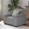 Gossi canapea scaun gri deschis 60 cm tesatura