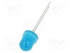 Dioda LED, 8mm, albastru, 780mcd, 20mA, 2,6...3,4V, LUCKYLIGHT - 804BD2C-B4-2B