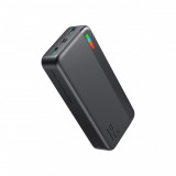Cumpara ieftin Power Bank JoyRoom Dazzling Series (JR-T017) - 2x USB, Type-C, Micro-USB, with LED for Battery Check, 12W, 20000mAh - Black