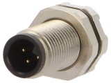 Conector M5 Tată 3 Pini Aurit IP67
