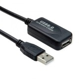 Cablu prelungitor USB 2.0 T-M activ 10m, 11.55.3115, Oem