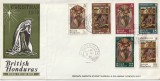 Pictura religioasa,Craciun 1970 ,FDC,Honduras., Religie