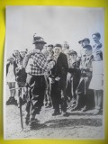 HOPCT 544 E- FOTOGRAFIE VECHE-D= 21 / 18 CM - ALPINISM CATARARE -SCOALA CANADIANA -CONCURS IN SUA -SPORT-1947-FOTO AGENTIA NEW YORK TIMES PHOTOS 1947