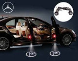 Set proiectoare / Logo Holograma montare sub usa Mercedes-Benz model cu freza, Mercedes Benz