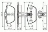 Set placute frana,frana disc MERCEDES C-CLASS T-Model (S204) (2007 - 2014) BOSCH 0 986 495 105
