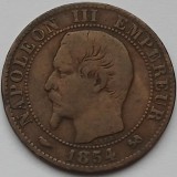 Franta, 5 Centimes 1854 B Napoleon III