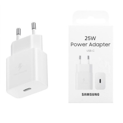 Incarcator pentru Priza Type-C, Super Fast Charging, 25W - Samsung T2510N (EP-T2510NWEGEU) - White (Blister Packing) foto