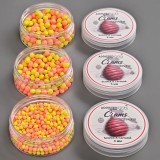Wafters ADDICTED CARP BAITS Clams Scopex Capsuna, Portocaliu Washed &amp; Galben, 8mm, 25g