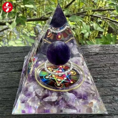 PIRAMIDĂ DIN ORGONIT &amp;quot;CUBUL LUI METATRON&amp;quot; | ACCESEAZĂ ARHIVELE SUFLETULUI foto