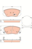 TRW GDB1782 COTEC set placute frana,frana disc