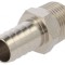 Racord push-in alamă nichelată R 3/8 12mm