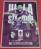 Afis-Poster meci fotbal FC ARGES PITESTI - UNIVERSITATEA CLUJ (29.07.)