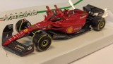 Macheta Ferrari F1-75 Carlos Sainz Formula 1 2022 - Bburago 1/43 F1, 1:43