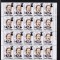 2000 LP 1531 ANIVERSARI COMEMORARI PERSONALIT.1993 SUPRATIPAR BLOC 20 TIMBRE MNH