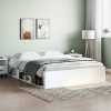 VidaXL Cadru de pat King Size, alb, 150x200 cm 3203866