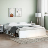 Cadru de pat, alb, 140x200 cm GartenMobel Dekor, vidaXL