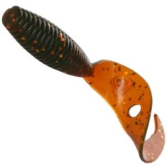 Twister Mikado Grub, Motoroil Gold, 3.8cm, 10buc/pac foto