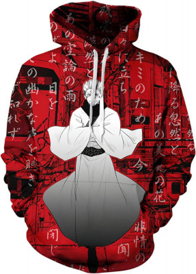 Pentru Cosplay Jujutsu Kaisen Pulover Hanorace Anime Manga Personaj Merch Hanora foto