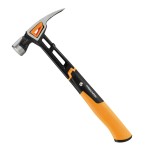 Ciocan universal, cu varf despicat, Fiskars IsoCore, maner metalic, cu manson SoftGrip, 910 mm, 343 g