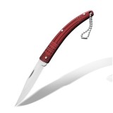 Briceag cu Deschidere Manuala, Lama Din Otel, Model De Buzunar, 16.5 Cm, Rosu
