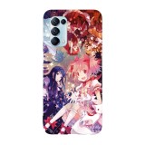 Husa compatibila cu Oppo A55, Viceversa, model All team Madoka Magica, Silicon, TPU, Transparent, Carcasa