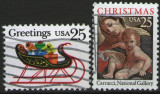 Statele Unite 1989 - Craciun, serie stampilata