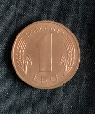 Moneda 1 leu 1995 foto