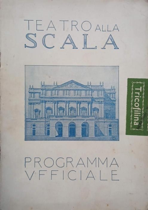 Teatro alla Scala. Programma ufficiale