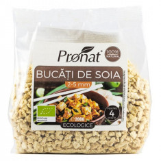 Bucati de Soia 2-5mm Bio 200gr Pronat