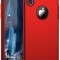 Husa GloMax FullBody Rosu pentru Apple iPhone X cu folie de sticla inclusa