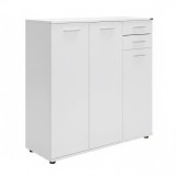 Cumpara ieftin Pantofar Adore Trendline, 3 usi si 2 sertare, 10 rafturi, 108 x 108 x 35 cm