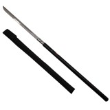 Cumpara ieftin Sabie de vanatoare DEPOX&reg;, Shaolin Master, model baston, 87 cm, negru, teaca inclusa