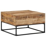 Cumpara ieftin Masuta de cafea, 68x68x41 cm, lemn de mango nefinisat