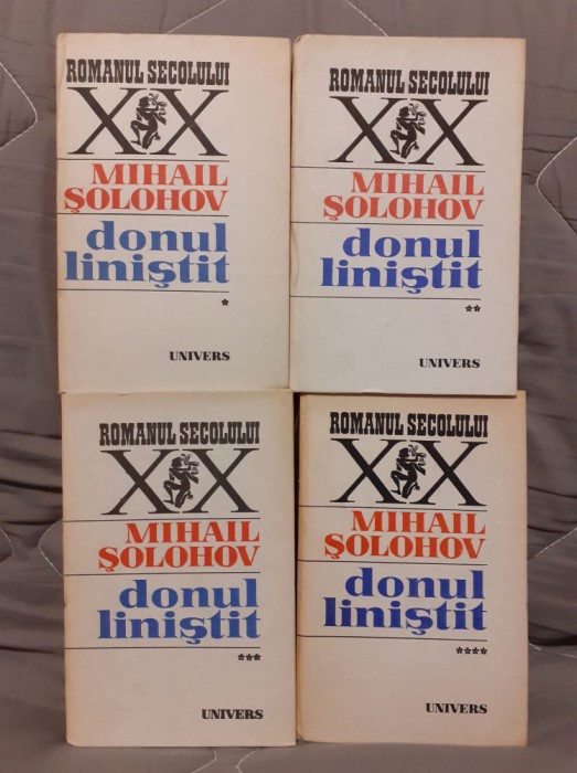 DONUL LINISTIT-MIHAIL SOLOHOV (4 VOL) EDITIE CARTONATA