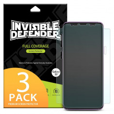 3X Folii Protectie Ringke Invisible Defender Samsung Galaxy S9 - Full Cover foto