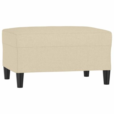 Taburet, crem, 70x55x41 cm, material textil foto