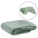 Copertina rezerva sera Gossi, 32 m2, 400x800x200 cm, verde, PE, cu usa si ferestre