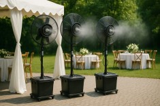 &Icirc;nchiriez ventilatoare cu pulverizare apa