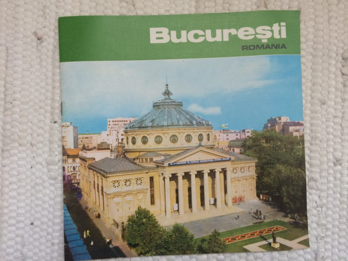 brosura bucuresti O.N.T. oficiul national de turism carpati RSR ghid reclama