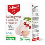 Capsule vegane cu extract de usturoi, paducel si vasc Dr Herz 60 buc