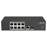 Switch Smart managed 8 porturi PoE, 2 porturi uplink SFP/RJ45 - HIKVISION DS-3T1310P-SI-HS