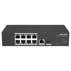 Switch Smart managed 8 porturi PoE, 2 porturi uplink SFP/RJ45 - HIKVISION DS-3T1310P-SI-HS