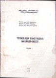 TEHNOLOGIA CONSTRUCTIEI MASINILOR-UNELTE VOL.1-C. PICOS, GH. COMAN, O. PRUTEANU-344595