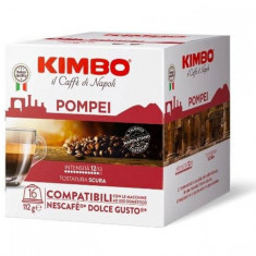 Cafea capsule compatibile Dolce Gusto Kimbo Pompei, 16x7g