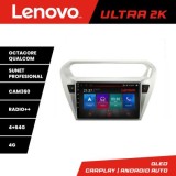 Navigatie Peugeot 301 Citroen C-Elisee Lenovo Kit-301 8 core QLED Qualcomm 4+64 360 Android Waze USB Navigatie Internet Youtube Radio v1 CarStore Tech