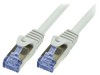 Patch Cord S/FTP Cat 6a Gri 1m LSZH, Logilink