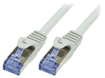 Patch Cord Ethernet Cat6a S/FTP 7.5m Gri foto