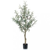 Emerald Maslin artificial, 115 cm, &icirc;n ghiveci din plastic GartenMobel Dekor, vidaXL