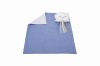 Set Paturica Brodata + Perna Bebe Somnart Meduza Albastru 100x110 cm Bumbac Hipoalergenic Lavabil